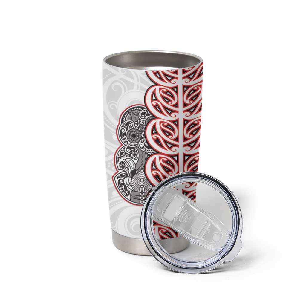 Aotearoa New Zealand Tumbler Cup Maori Marae Pattern Tiki