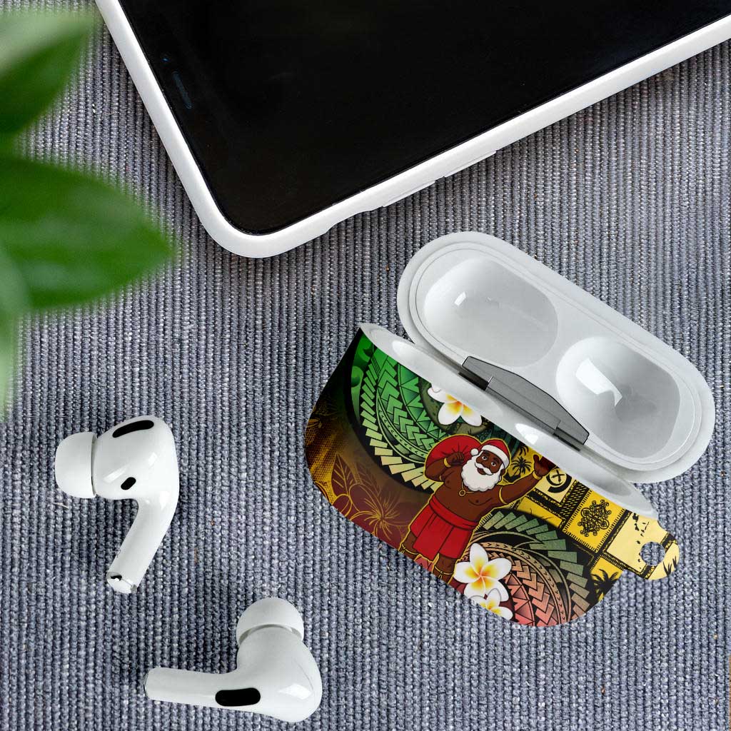 Vanuatu Christmas AirPods Case Ni-Van Santa Retro Style - Polynesian Pride