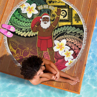 Vanuatu Christmas Beach Blanket Ni-Van Santa Retro Style - Polynesian Pride