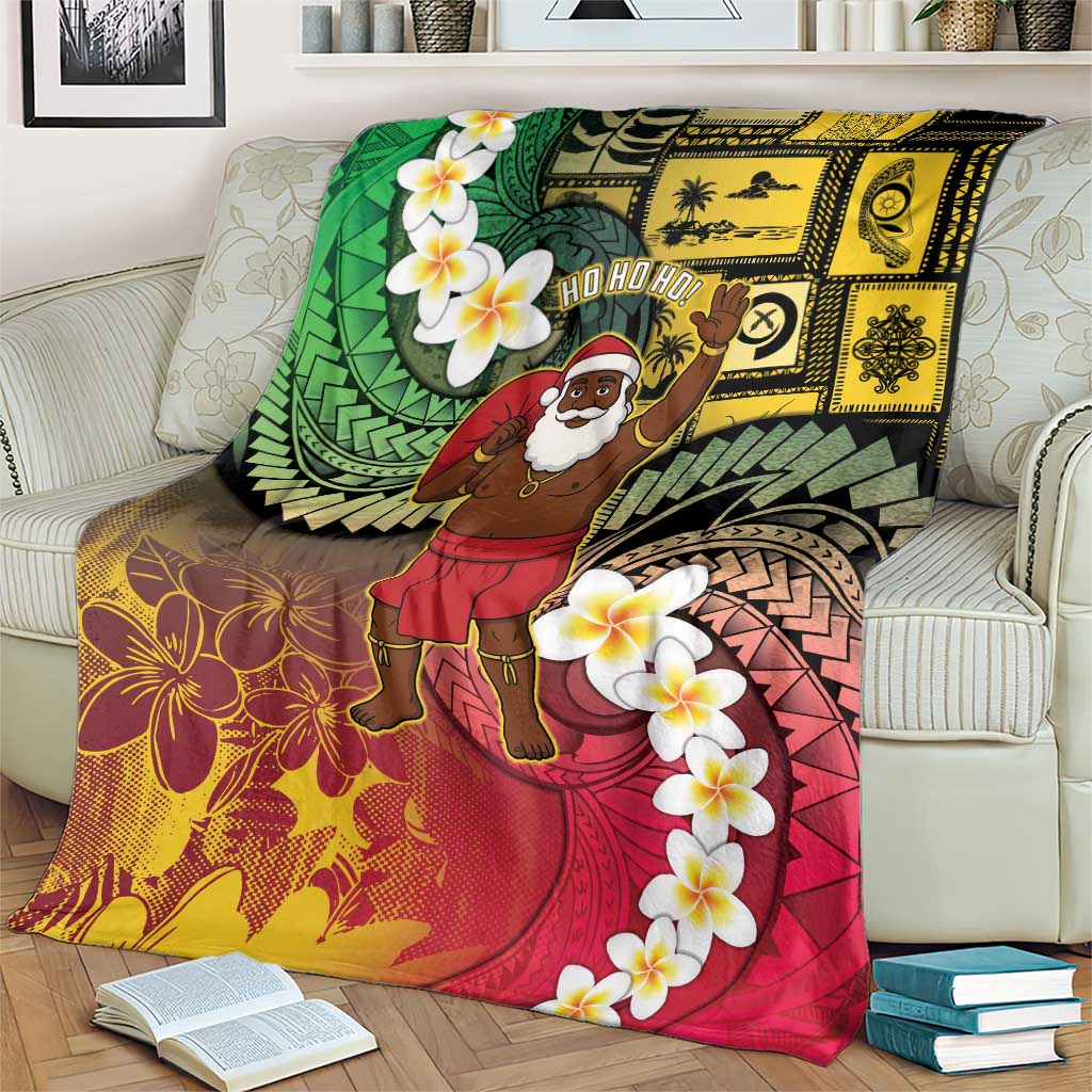 Vanuatu Christmas Blanket Ni-Van Santa Retro Style - Polynesian Pride