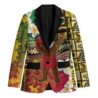Vanuatu Christmas Blazer Ni-Van Santa Retro Style - Polynesian Pride