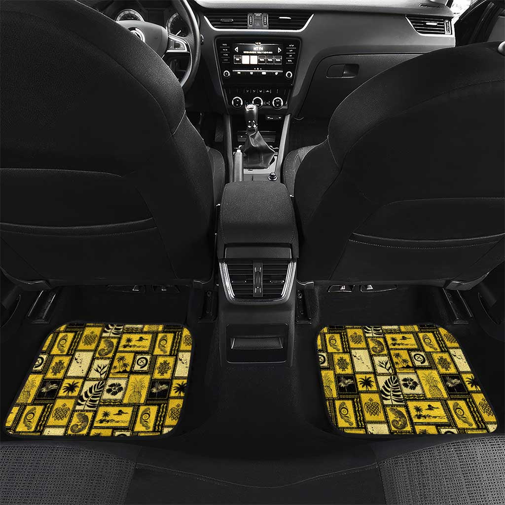 Vanuatu Christmas Car Mats Ni-Van Santa Retro Style - Polynesian Pride