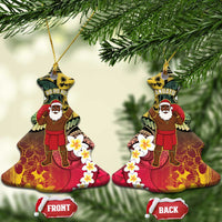 Vanuatu Christmas Ceramic Ornament Ni-Van Santa Retro Style - Polynesian Pride