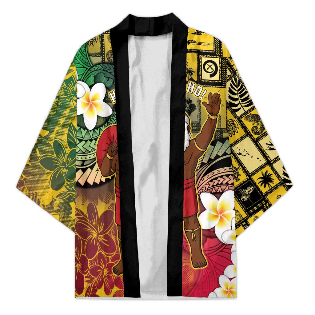 Vanuatu Christmas Kimono Ni-Van Santa Retro Style - Polynesian Pride