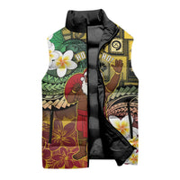 Vanuatu Christmas Sleeveless Puffer Jacket Ni-Van Santa Retro Style - Polynesian Pride