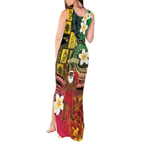 Vanuatu Christmas Tank Maxi Dress Ni-Van Santa Retro Style - Polynesian Pride