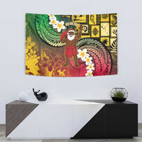 Vanuatu Christmas Tapestry Ni-Van Santa Retro Style - Polynesian Pride
