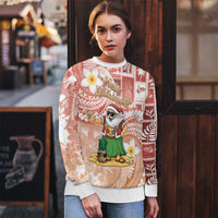 Hawaii Mele Kalikimaka Ugly Christmas Sweater Hula Santa Retro Style Red - Polynesian Pride
