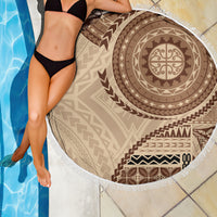 Samoa Siapo Pattern Simple Style Beach Blanket LT05 - Polynesian Pride
