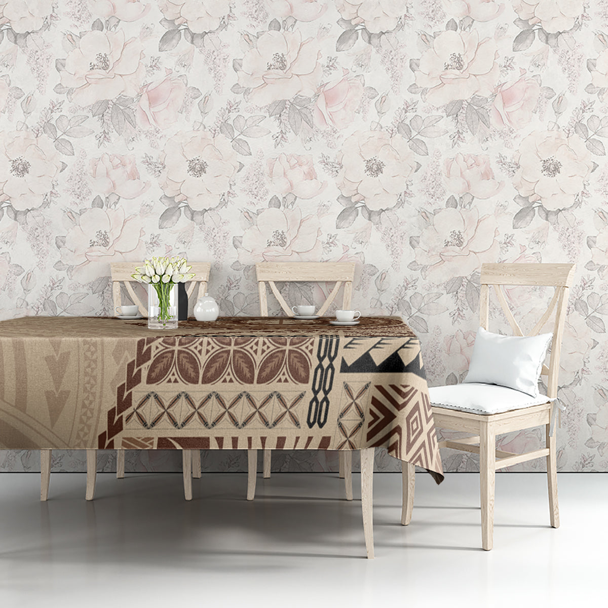 Samoa Siapo Pattern Simple Style Tablecloth LT05 - Polynesian Pride