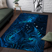 New Zealand Matariki Area Rug Maori New Year LT05 Blue - Polynesian Pride