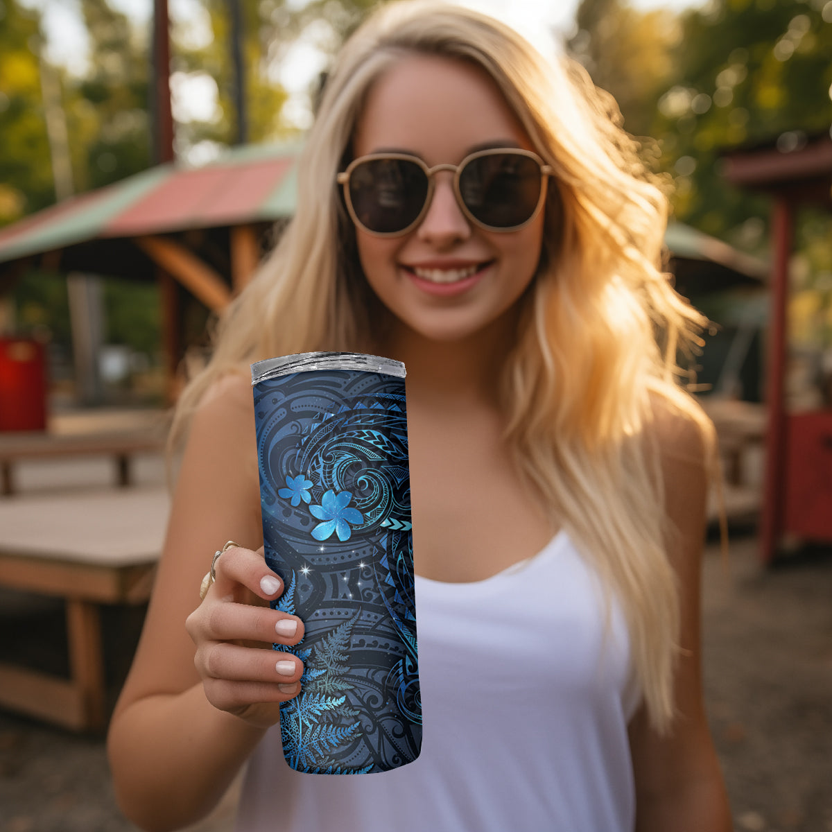 New Zealand Matariki Skinny Tumbler Maori New Year