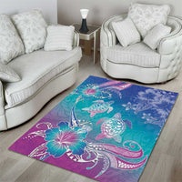 Polynesia Sea Turtle Couple Area Rug Love Is Life