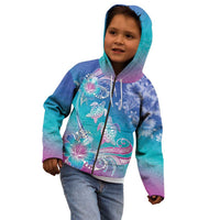 Polynesia Sea Turtle Couple Kid Hoodie Love Is Life