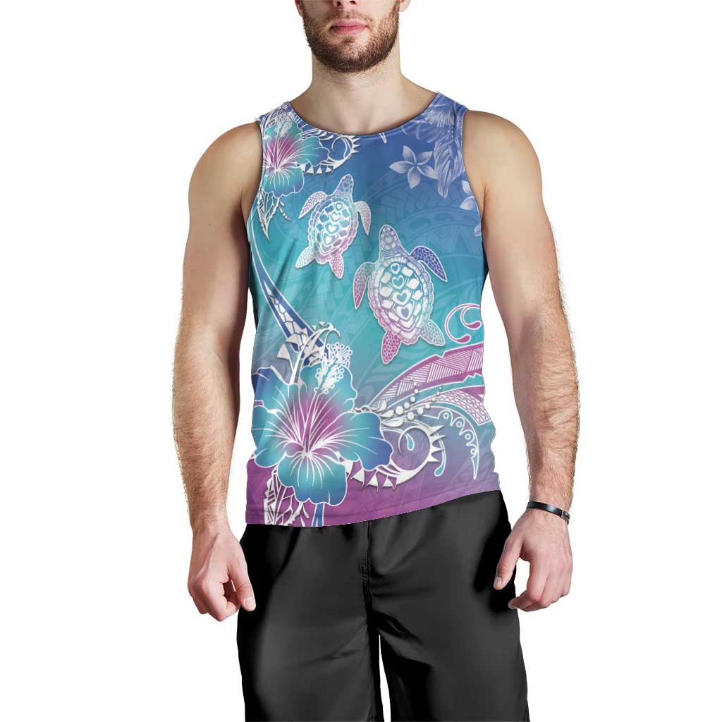 Polynesia Sea Turtle Couple Men Tank Top Love Is Life