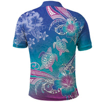Polynesia Sea Turtle Couple Polo Shirt Love Is Life