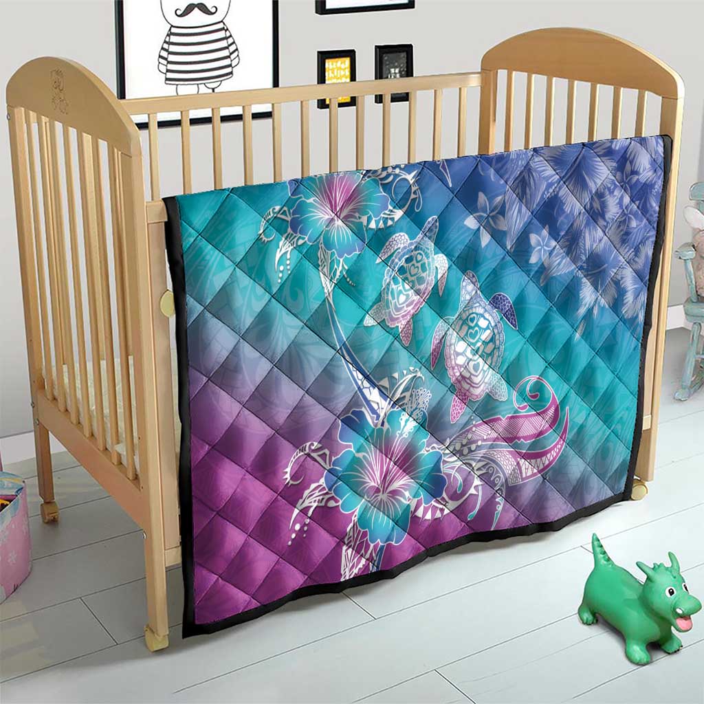 Polynesia Sea Turtle Couple Quilt Love Is Life