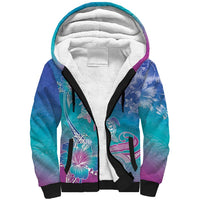 Polynesia Sea Turtle Couple Sherpa Hoodie Love Is Life