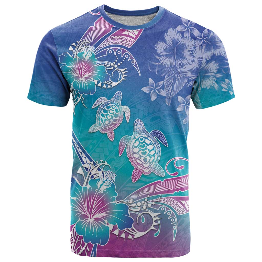 Polynesia Sea Turtle Couple T Shirt Love Is Life