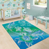 Polynesia Sea Turtle Couple Area Rug I Am Turtley In Love With You