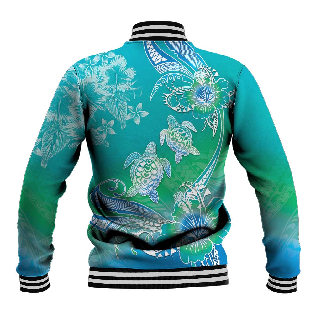 Polynesia Sea Turtle Couple Baseball Jacket I Am Turtley In Love With You