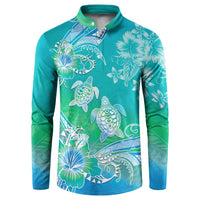 Polynesia Sea Turtle Couple Button Sweatshirt I Am Turtley In Love With You