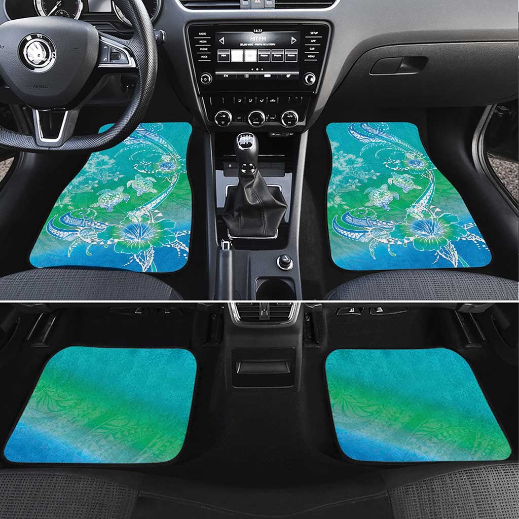 Polynesia Sea Turtle Couple Car Mats I Am Turtley In Love With You