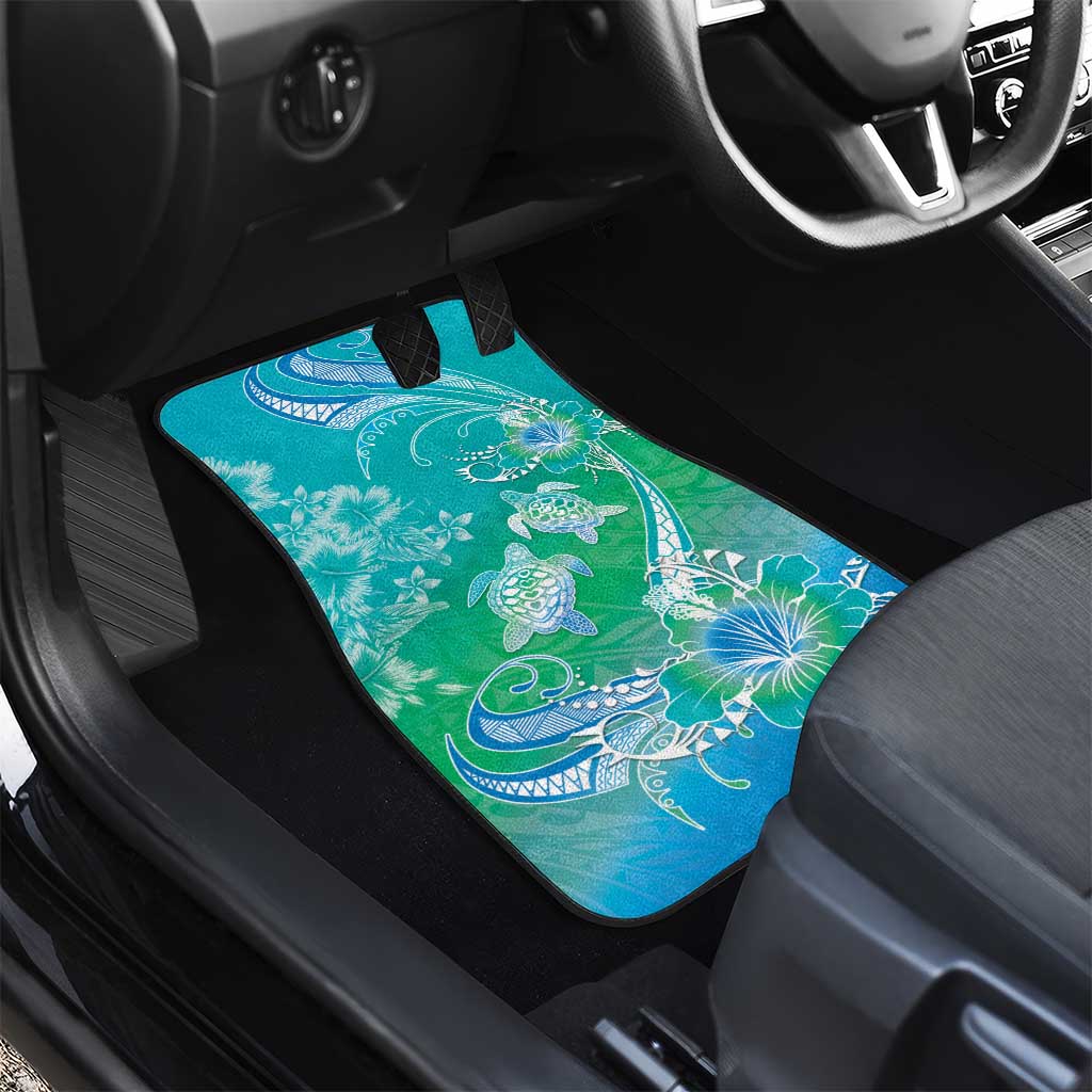 Polynesia Sea Turtle Couple Car Mats I Am Turtley In Love With You