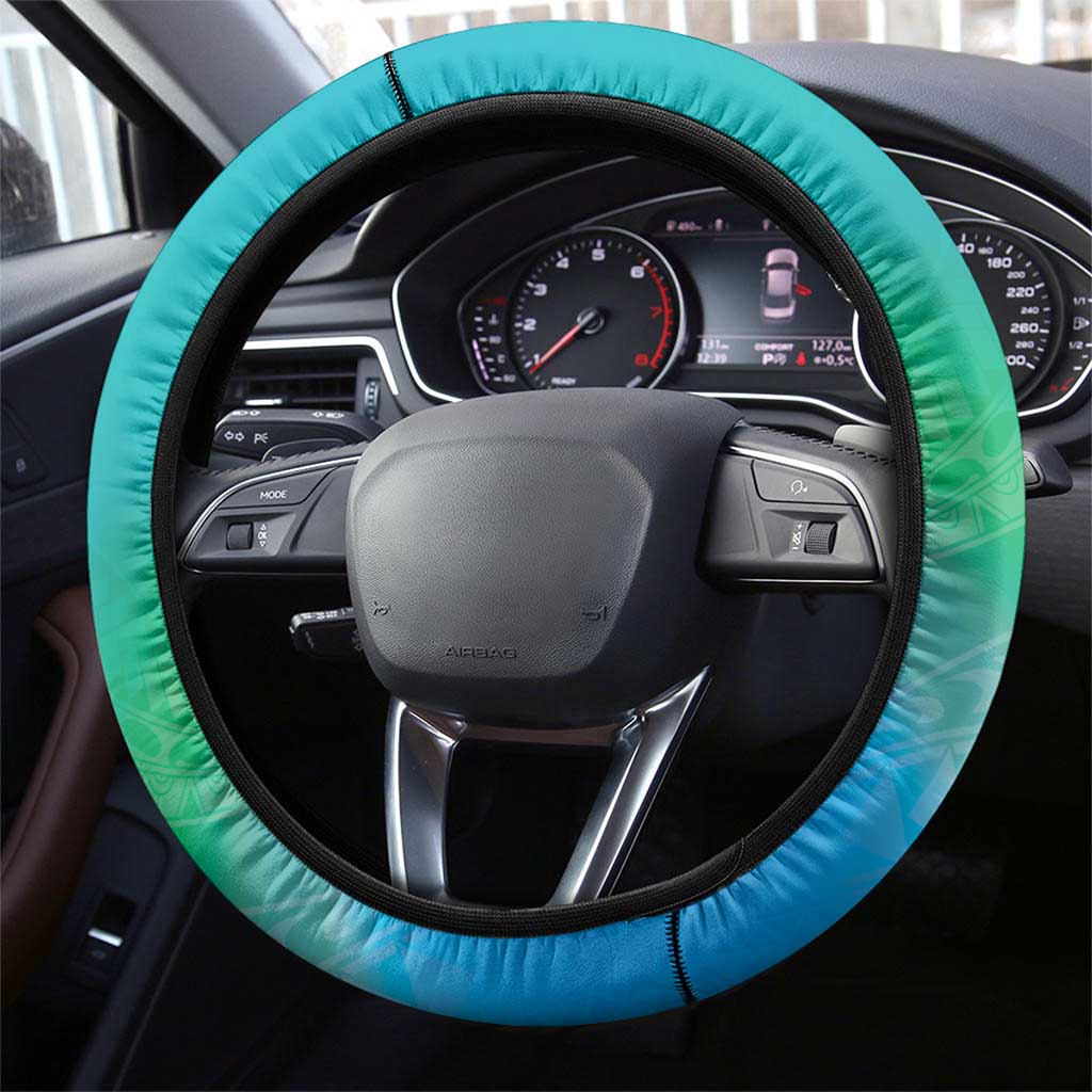 Polynesia Sea Turtle Couple Steering Wheel Cover I Am Turtley In Love With You
