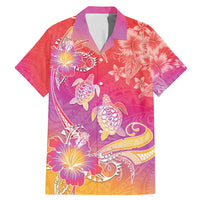 Polynesia Sea Turtle Couple Family Matching Mermaid Dress and Hawaiian Shirt One Soul One Love