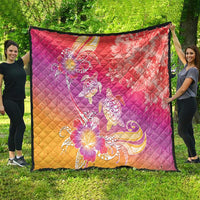 Polynesia Sea Turtle Couple Quilt One Soul One Love