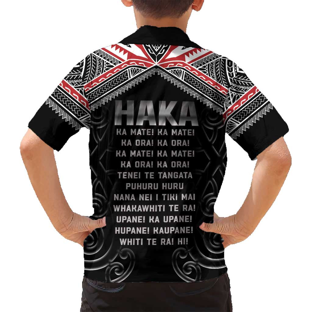 New Zealand Aotearoa Family Matching Puletasi and Hawaiian Shirt Traditional Kapa Haka LT05 - Polynesian Pride