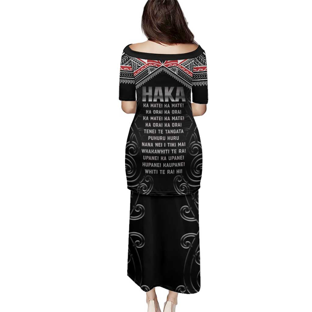 New Zealand Aotearoa Family Matching Puletasi and Hawaiian Shirt Traditional Kapa Haka LT05 - Polynesian Pride