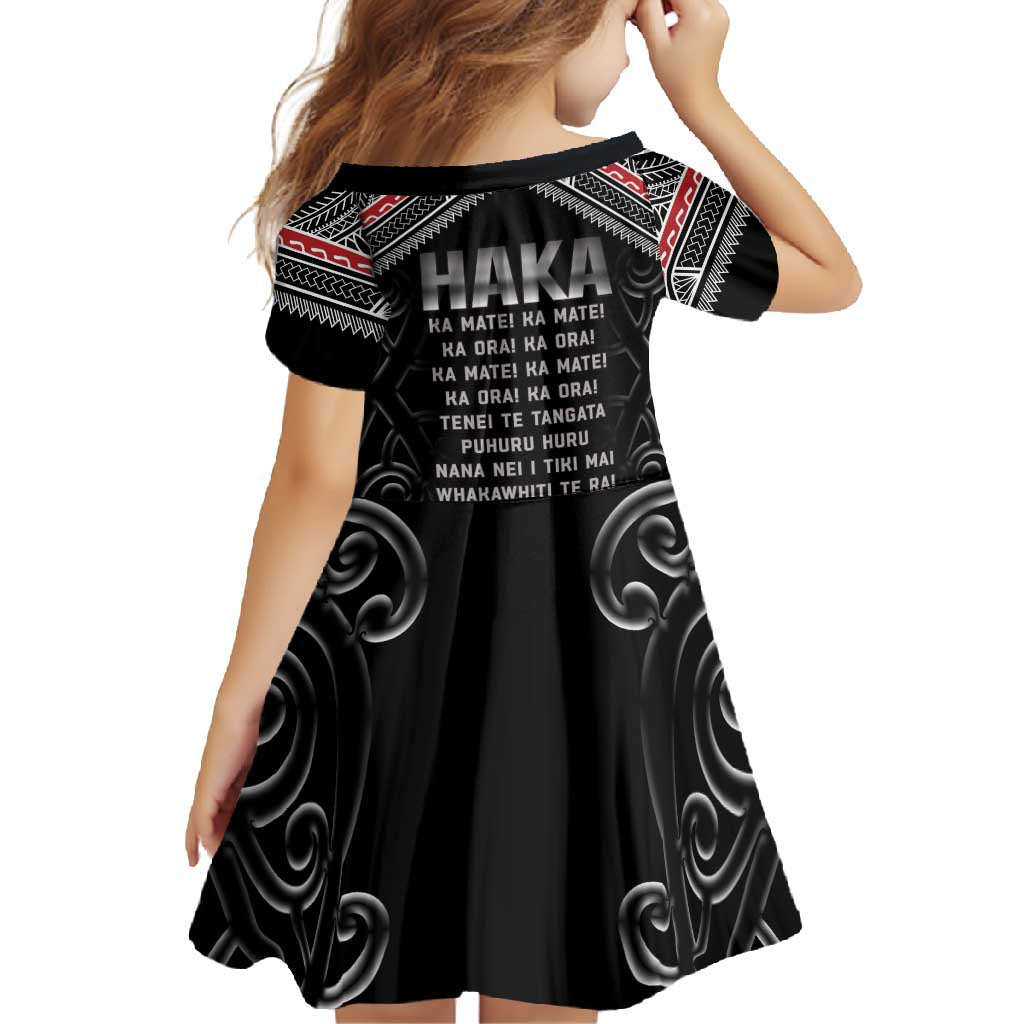 New Zealand Aotearoa Family Matching Summer Maxi Dress and Hawaiian Shirt Traditional Kapa Haka LT05 - Polynesian Pride