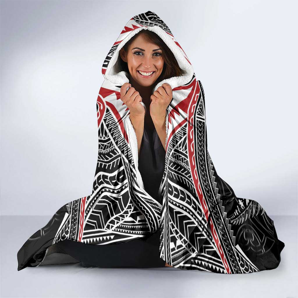 New Zealand Aotearoa Hooded Blanket Traditional Kapa Haka