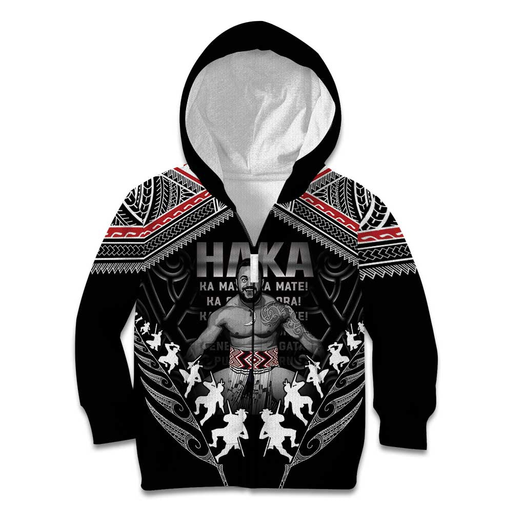 New Zealand Aotearoa Kid Hoodie Traditional Kapa Haka