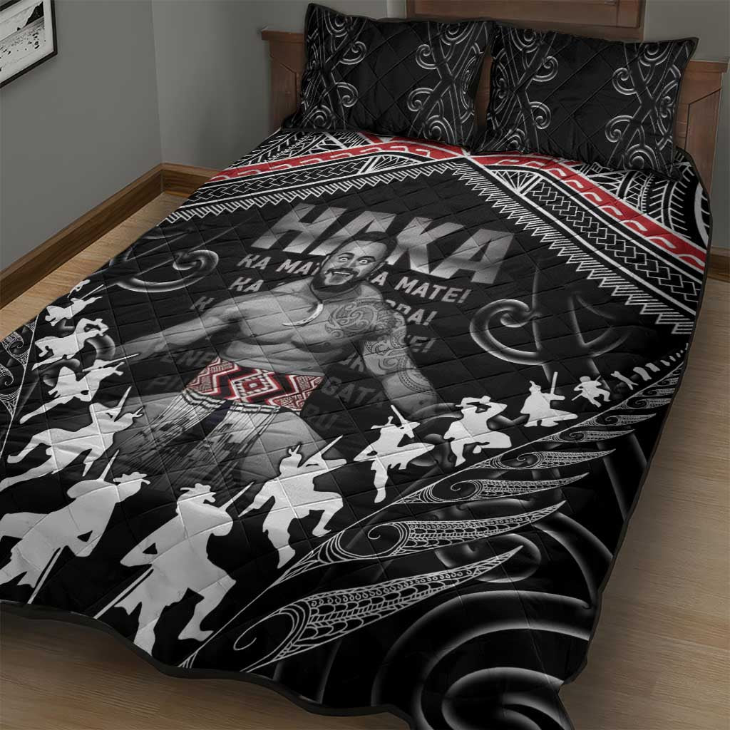 New Zealand Aotearoa Quilt Bed Set Traditional Kapa Haka