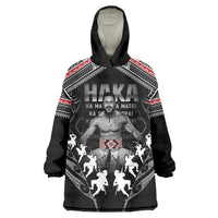 New Zealand Aotearoa Wearable Blanket Hoodie Traditional Kapa Haka