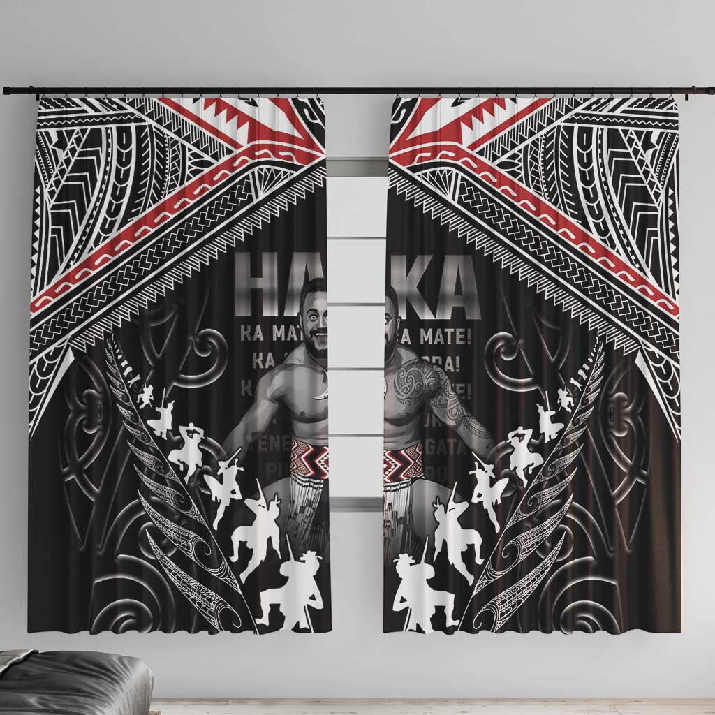 New Zealand Aotearoa Window Curtain Traditional Kapa Haka