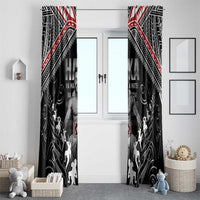 New Zealand Aotearoa Window Curtain Traditional Kapa Haka