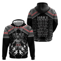 New Zealand Aotearoa Zip Hoodie Traditional Kapa Haka