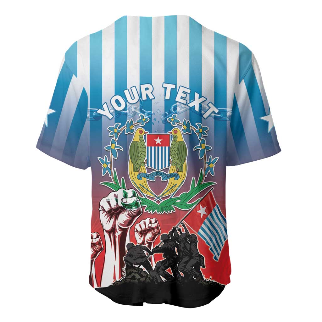 Personalised Free West Papua Baseball Jersey One People One Soul Unique Style - Polynesian Pride