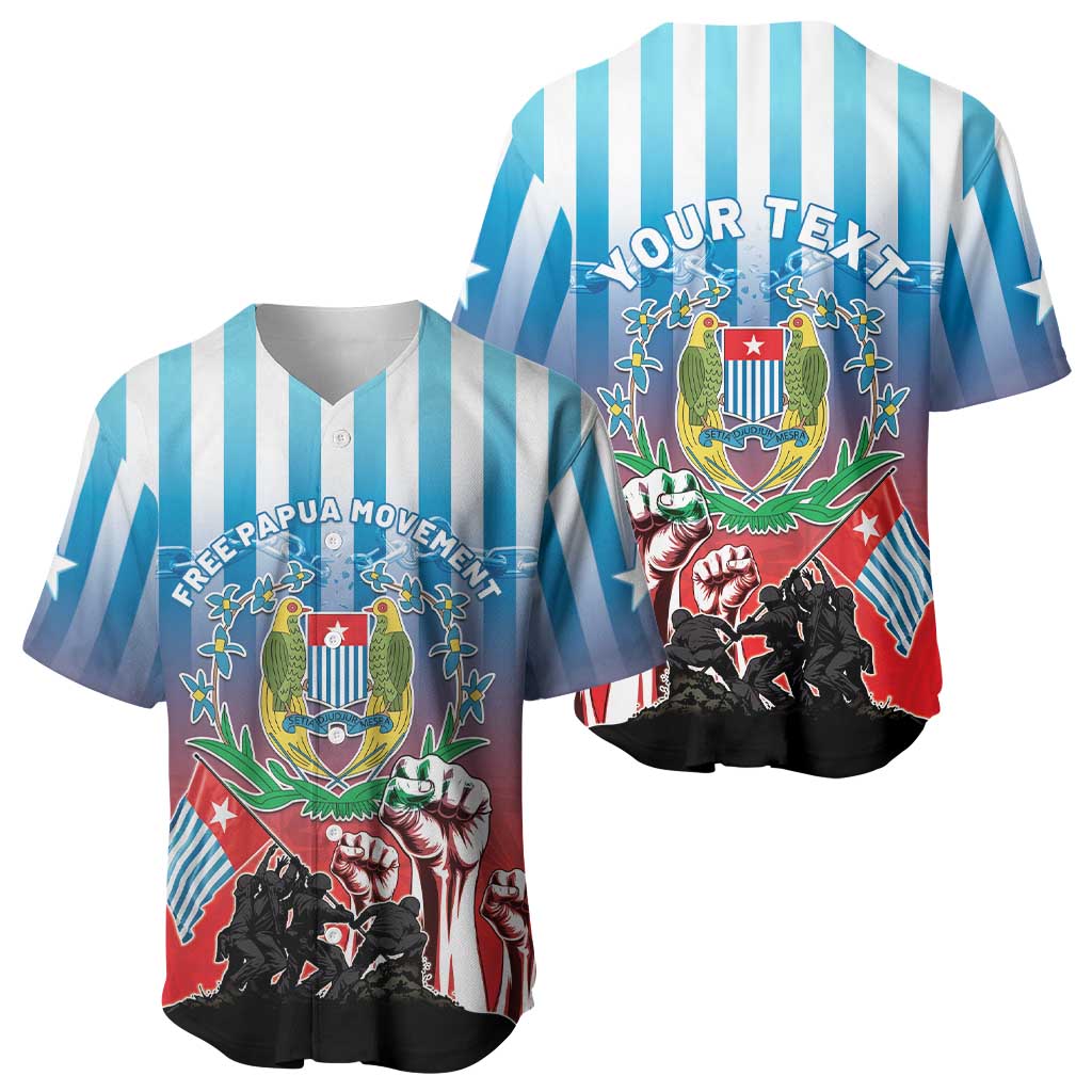 Personalised Free West Papua Baseball Jersey One People One Soul Unique Style - Polynesian Pride