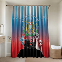 Free West Papua Bathroom Set One People One Soul Unique Style LT05 Shower Curtain Only Blue - Polynesian Pride