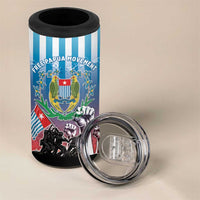 Personalised Free West Papua 4 in 1 Can Cooler Tumbler One People One Soul Unique Style LT05 - Polynesian Pride