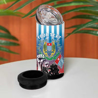 Personalised Free West Papua 4 in 1 Can Cooler Tumbler One People One Soul Unique Style LT05 - Polynesian Pride