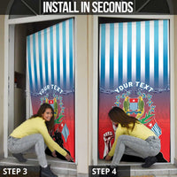 Personalised Free West Papua Door Cover One People One Soul Unique Style - Polynesian Pride