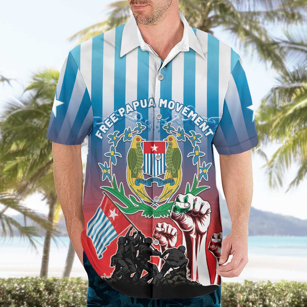 Personalised Free West Papua Hawaiian Shirt One People One Soul Unique Style LT05 - Polynesian Pride