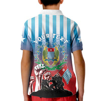 Personalised Free West Papua Kid Polo Shirt One People One Soul Unique Style LT05 - Polynesian Pride