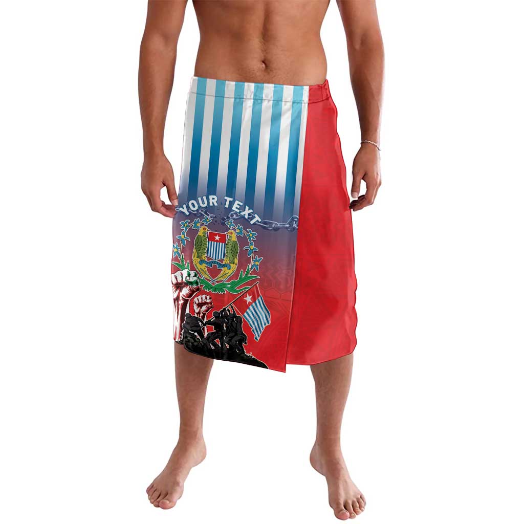 Personalised Free West Papua Lavalava One People One Soul Unique Style - Polynesian Pride